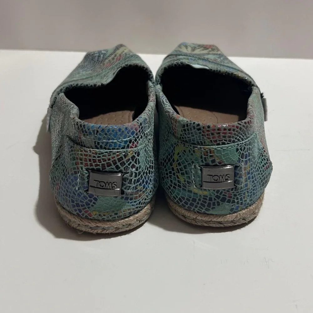 Toms Blue and Pink Espadrilles‎ Slip-On Shoes